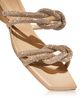 Cult Gaia Cult Gaia Women's Jenny Knotted Strap Low Heel Sandals - 5