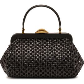 Cult Gaia Cult Gaia Zuma Woven Frame Top Handle Bag