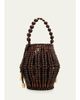 Cult Gaia Mercier Beaded Leather Top-Handle Bag - 3