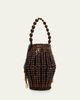 Cult Gaia Mercier Beaded Leather Tote Bag - 3