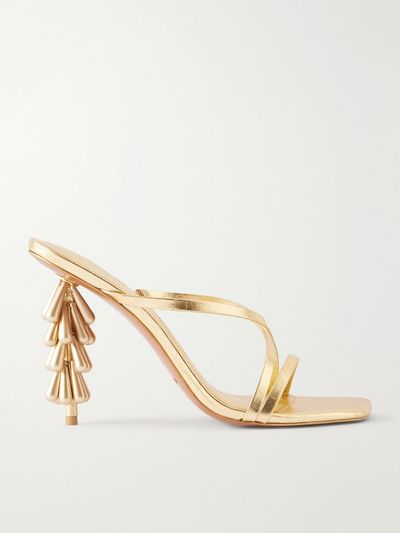 CULT GAIA Sage 90 embellished leather sandals