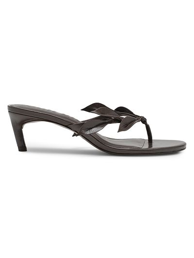 Cult Gaia Women's Andie 55MM Leather Kitten-Heel Sandals