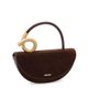 Cult Gaia Women's Azariah Suede Top Handle Bag - 2