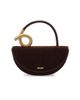 Cult Gaia Women's Azariah Suede Top Handle Bag - 4