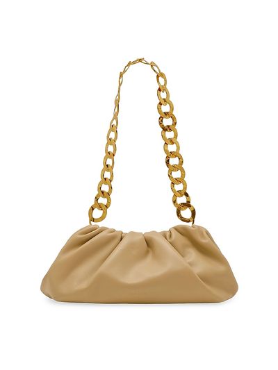 Cult Gaia Women's Dulce Gathered Leather Shoulder Bag