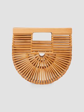 Cult Gaia Women's Gaia's Ark Mini Bamboo Top Handle Bag