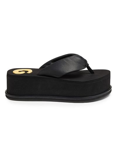 Cult Gaia Women's Leather Platform Sandals