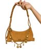Cult Gaia Women's Osa Charm Suede Shoulder Bag - 3