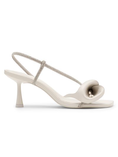 Cult Gaia Women's Rayna 70MM Embellished Leather Slingback Sandals