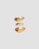 Cult Gaia Women's Solene 3-Piece Two-Tone Ear Cuff Set - 3