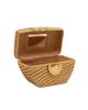 Cult Gaia Women's Tyla Rattan Top Handle Bag - 5