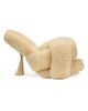 Cult Gaia Women's Zabelle 100MM Shearling Sandals - 1