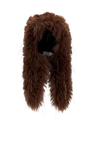 CULTNAKED CULTNAKED Faux Fur Balaclava Hat
