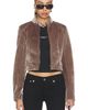 CULTNAKED CULTNAKED Faux Fur Motorsport Jacket - 1