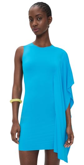 Cultnaked Cultnaked Luminary Dress In Aqua Blue