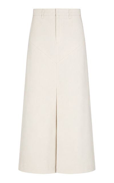 Curatoria Curatoria Salina Cotton Gabardine Maxi Skirt