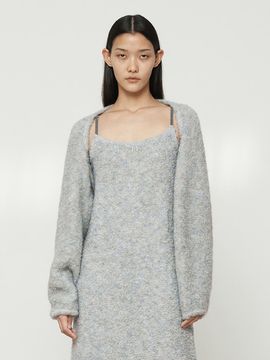 Current Boucle Round Bolero [Light Blue]