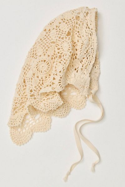 Curried Myrrh Lilliana Crochet Hair Scarf