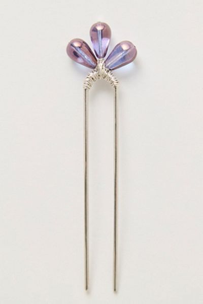 Curried Myrrh Manju Teardrop Hair Pin
