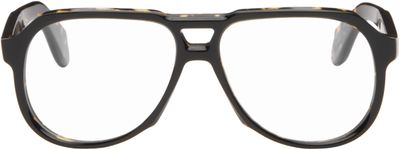 Cutler and Gross Cutler and Gross Brown & Black 9782 Aviator Glasses