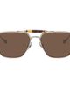 Cutler and Gross Cutler and Gross Silver The Great Frog Edition Capri Rectangular Sunglasses - 1