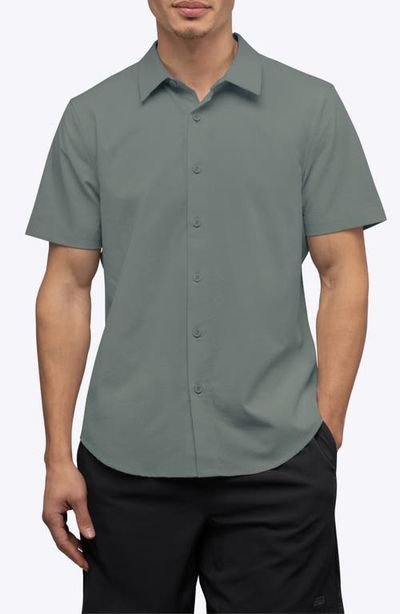 Cuts Cuts Crossover Performance Short Sleeve Button-Up Shirt