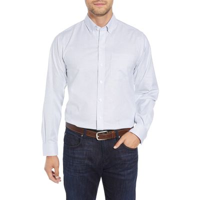 Cutter & Buck Cutter & Buck Cotton Blend Oxford Stripe Shirt
