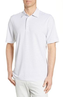 Cutter & Buck Cutter & Buck Forge DryTec Pencil Stripe Performance Polo