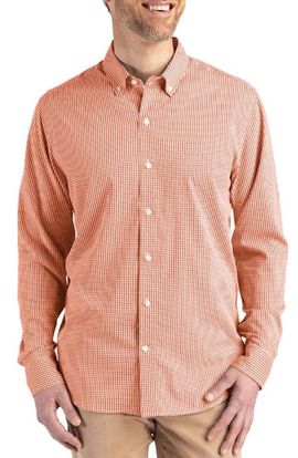 Cutter & Buck Cutter & Buck Skyline Check Performance Stretch Button-Down Shirt