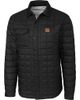 Cutter & Buck Men's Cutter & Buck Black Cincinnati Bengals Rainier Shirt Jacket  - 1