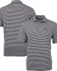 Cutter & Buck Men's Cutter & Buck Black Tennessee Volunteers Vault DryTec Virtue Eco Pique Stripe Recycled Polo  - 1