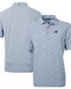 Cutter & Buck Men's Cutter & Buck Blue Carolina Panthers Virtue Eco Pique Botanical Print Recycled Polo  - 1