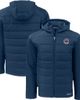 Cutter & Buck Men's Cutter & Buck Navy Chicago Cubs Stars & Stripes Big & Tall Evoke Hybrid Eco Softshell Recycled Full-Zip Hoodie Jacket  - 1