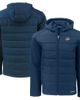 Cutter & Buck Men's Cutter & Buck Navy Kansas City Chiefs Americana Evoke Hybrid Eco Softshell Recycled Full-Zip Hooded Jacket  - 1