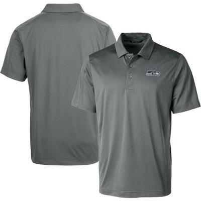 Cutter & Buck Men's Cutter & Buck Steel Seattle Seahawks Prospect Textured Stretch Polo 