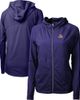 Cutter & Buck Women's Cutter & Buck Purple LSU Tigers Adapt Eco Knit Full-Zip Hoodie  - 1