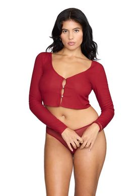 CUUP CUUP The Cropped Cardigan - Modal Silk Rib