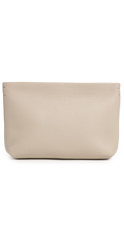 Cuyana Cuyana Mini Zipper Pouch Stone One