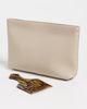 Cuyana Cuyana Mini Zipper Pouch Stone One - 4