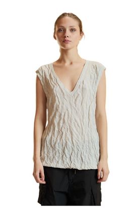 Cynthia Rowley Cynthia Rowley Crinkle Knit Sleeveless Top