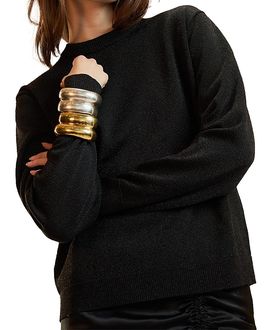 Cynthia Rowley Cynthia Rowley Metallic Knit Sweater