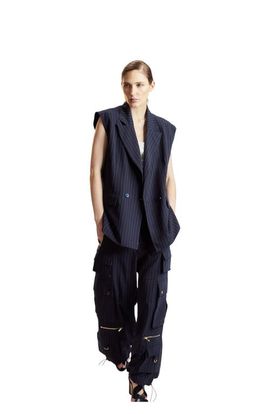 Cynthia Rowley Cynthia Rowley Oversized Double Breasted Vest