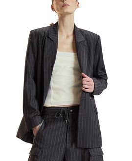 Cynthia Rowley Cynthia Rowley Pinstripe Oversized Jacket