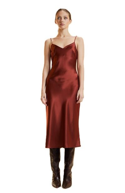 Cynthia Rowley Cynthia Rowley Satin Slip Dress