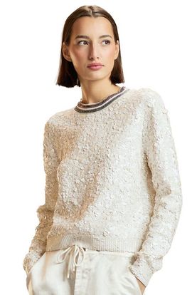 Cynthia Rowley Cynthia Rowley Sequin Crewneck Sweater