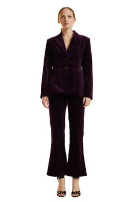 Cynthia Rowley Cynthia Rowley Velveteen Fitted Blazer