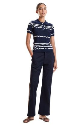 Cynthia Rowley Cynthia Rowley Ziggy Cropped Knit Polo