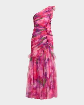 cynthia rowley tulle floral appliqu midi dress Cynthia Rowley Prima Tulle Dress