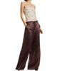 Cynthia Rowley Women's Breakaway Snap-Side Silk-Blend Wide-Leg Pants - 2