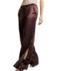 Cynthia Rowley Women's Breakaway Snap-Side Silk-Blend Wide-Leg Pants - 4